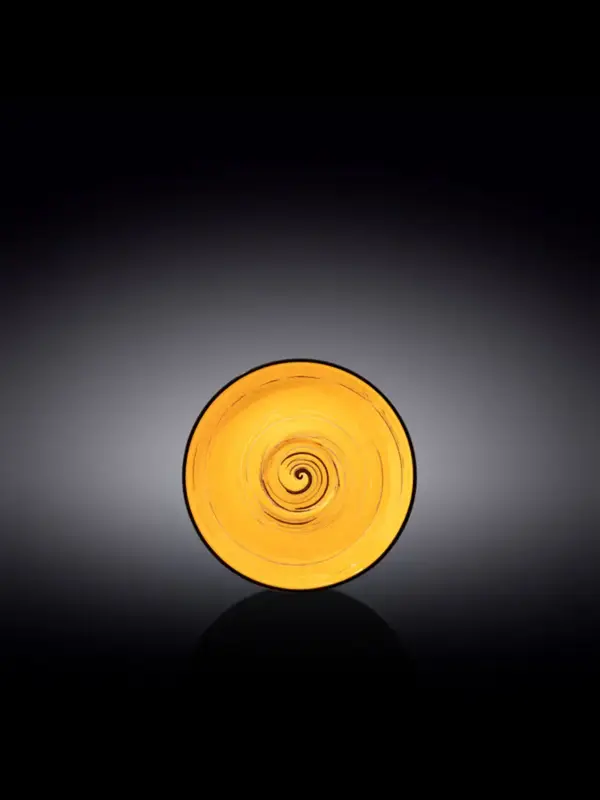 Блюдце, Wilmax, Spiral, 12 см, Желтый