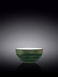 Салатник, Wilmax, Spiral, 10.5 см, 250 мл, Зеленый