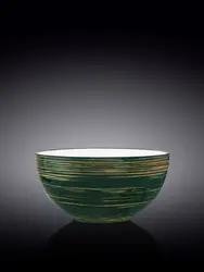 Салатник, Wilmax, Spiral, 19 см, 1700 мл, Зеленый