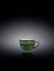 Чашка, Wilmax, Spiral, 190 мл, Зеленый