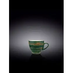 Чашка, Wilmax, Spiral, 190 мл, Зеленый