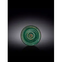 Блюдце, Wilmax, Spiral, 15 см, Зеленый
