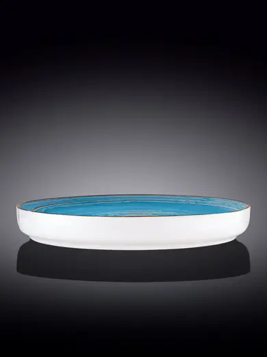 Тарелка, Wilmax, Spiral, 28 см, Голубой