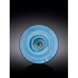 Тарелка глубокая, Wilmax, Spiral, 20 см, 800 мл, Голубой