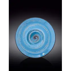 Тарелка глубокая, Wilmax, Spiral, 24 см, 200 мл, Голубой