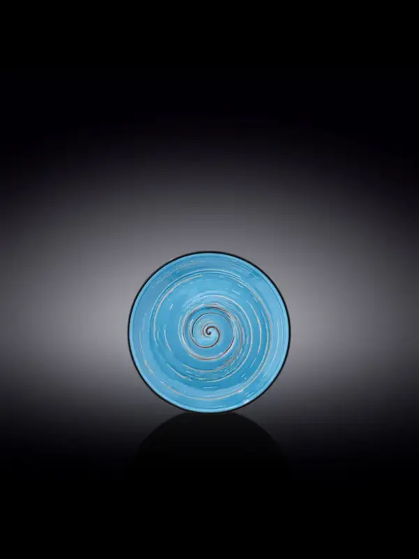 Блюдце, Wilmax, Spiral, 12 см, Голубой