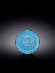 Блюдце, Wilmax, Spiral, 15 см, Голубой