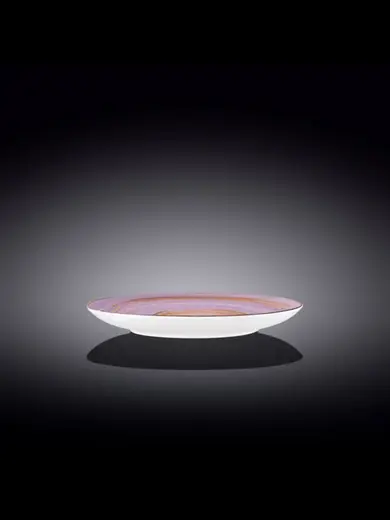 Тарелка круглая , Wilmax, Spiral, 23 см, Лавандовый