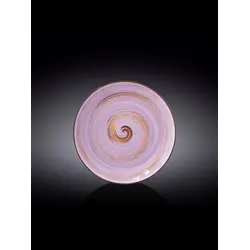 Тарелка круглая , Wilmax, Spiral, 23 см, Лавандовый