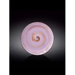 Тарелка круглая , Wilmax, Spiral, 25 см, Лавандовый