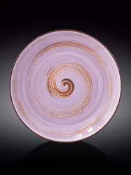 Тарелка круглая, Wilmax, Spiral, 28 см, Лавандовый