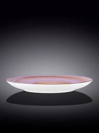 Тарелка круглая, Wilmax, Spiral, 28 см, Лавандовый