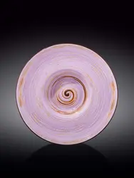 Тарелка глубокая, Wilmax, Spiral, 24 см, 200 мл, Лавандовый
