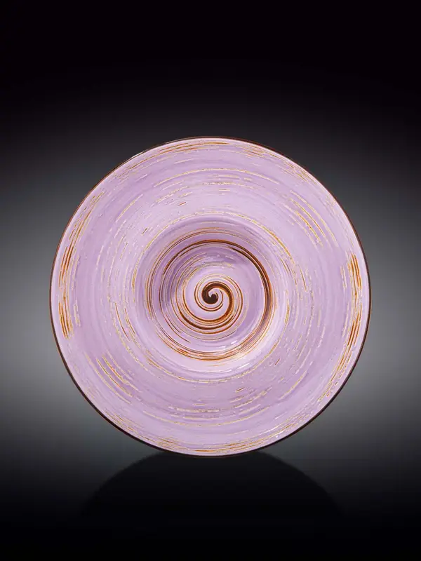 Тарелка глубокая, Wilmax, Spiral, 24 см, 200 мл, Лавандовый