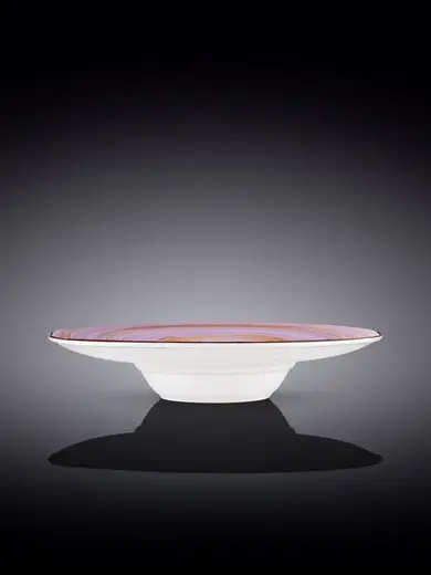Тарелка глубокая, Wilmax, Spiral, 27 см, 250 мл, Лавандовый
