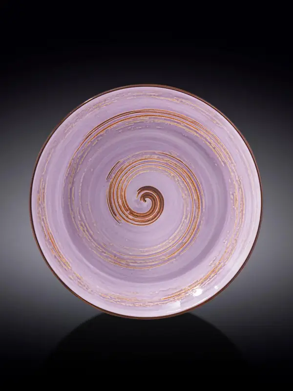 Тарелка глубокая, Wilmax, Spiral, 28.5 см, 500 мл, Лавандовый