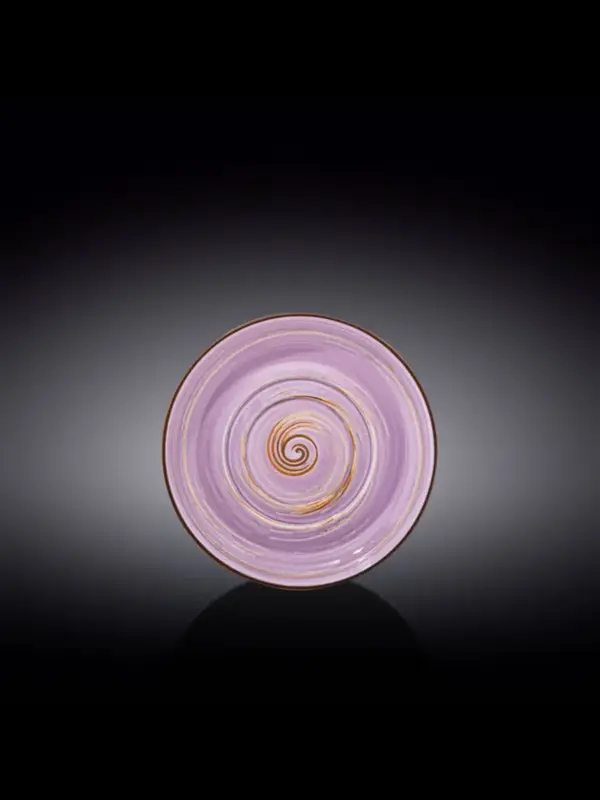 Блюдце, Wilmax, Spiral, 16 см, Лавандовый