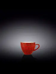 Чашка, Wilmax, Splash, 110 мл, Красный