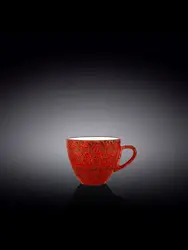 Чашка, Wilmax, Splash, 190 мл, Красный