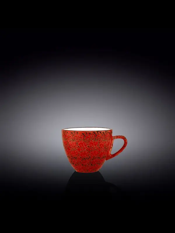 Чашка, Wilmax, Splash, 190 мл, Красный