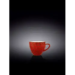 Чашка, Wilmax, Splash, 190 мл, Красный