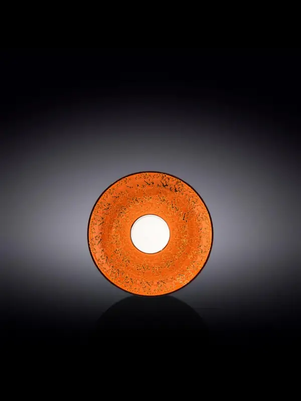 Блюдце, Wilmax, Splash, 14 см, Оранжевый