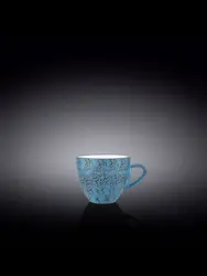 Чашка, Wilmax, Splash, 110 мл, Голубой