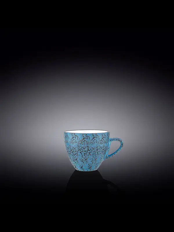 Чашка, Wilmax, Splash, 110 мл, Голубой