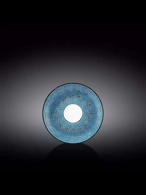 Блюдце, Wilmax, Splash, 14 см, Голубой