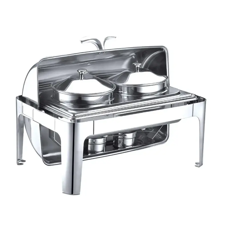 Мармит суповой P.L. Proff Cuisine Stiv 4,5 л 2 емкости с откидной крышкой