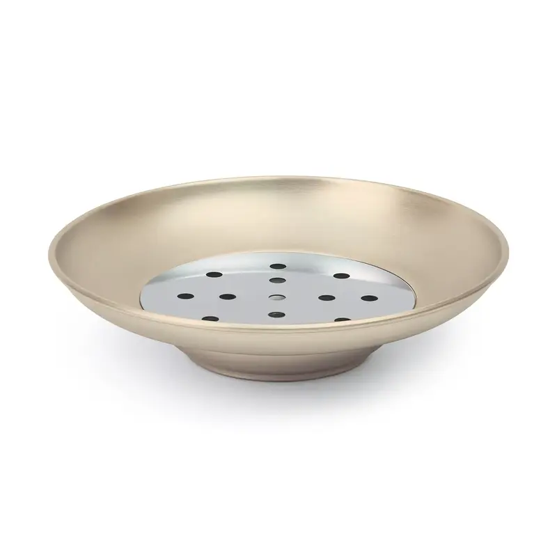 Gibco Тарелка для морепродуктов 24 см "Нобель", мельхиоровая