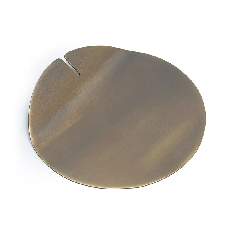 Gibco Подставка под два прибора "Брасс оксид", латунная с патиной, 10 см