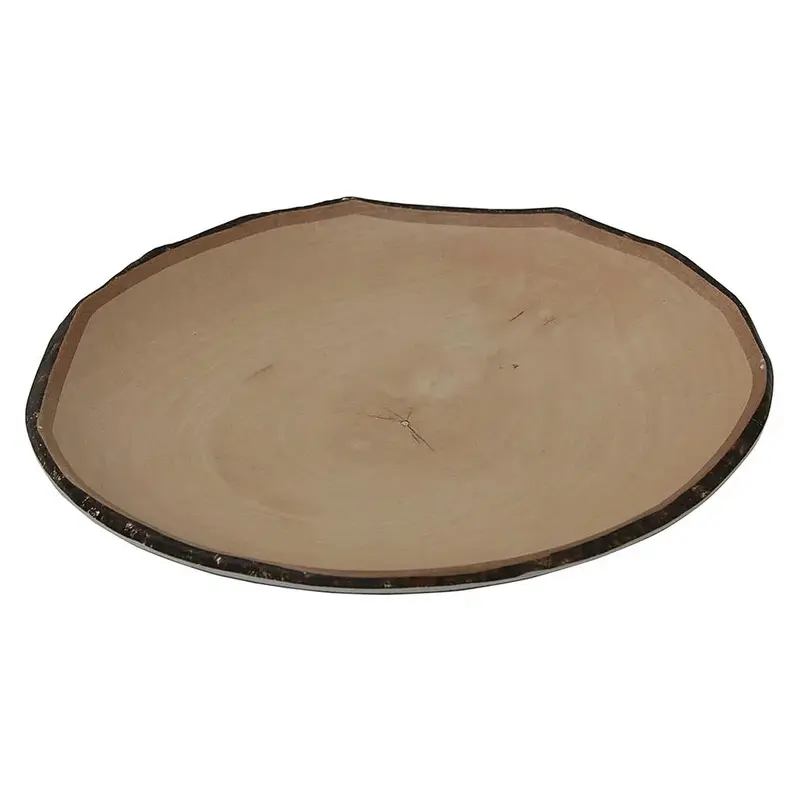 Блюдо круглое, P.L. Proff Cuisine, Timber design on Brown, 27,5 x 2,5 см