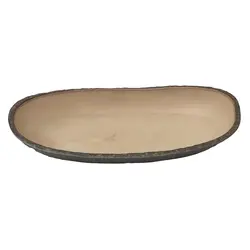 Блюдо овальное, P.L. Proff Cuisine, Timber design on Brown, 43 x 24 x 7,5 см