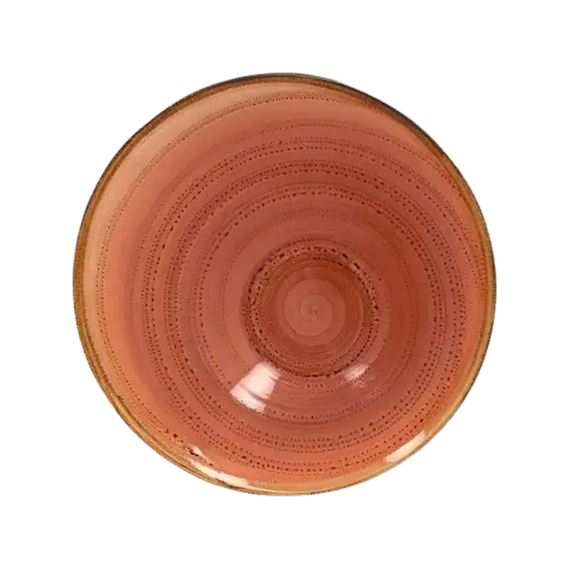 Ассиметричная тарелка RAK Porcelain Twirl Coral 1600 мл