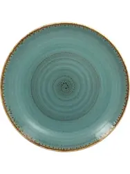 Тарелка круглая, RAK Porcelain, Twirl, Lagoon, 29 см