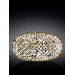 Блюдо овальное углубленное, Wilmax, Vintage Mosaic, 30.5x18 см