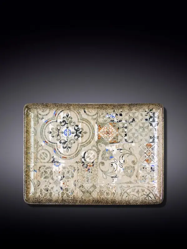 Блюдо прямоугольное, Wilmax, Vintage Mosaic, 23.5x17 см