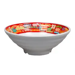 Салатник, P.L. Proff Cuisine, White-Red Mel, 620 мл, 17,3 см