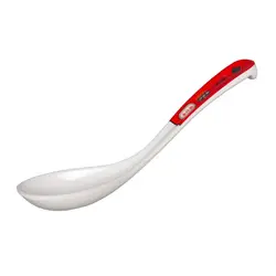 Ложка для супа, P.L. Proff Cuisine, White-Red Mel, 17,1 x 4 см, 15 мл