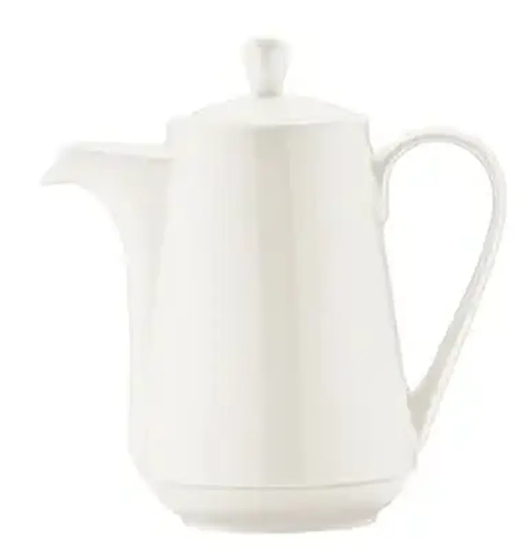 Кофейник 800 мл. Белый, форма Банкет Bonna /1/6/180/ 