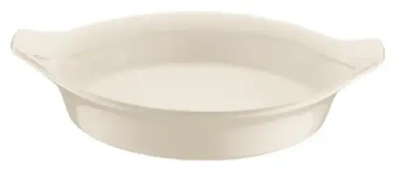 Блюдо для запекания и подачи 210*170 мм. 600 мл. с ушками Белый, форма Оптива Bonna /1/12/816/ 