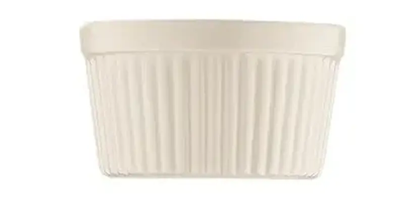 Форма для запекания 210 мл. d=90 мм. (рамекин) Белый, форма Оптива Bonna /1/24/1152/ 