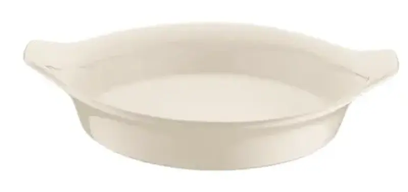 Блюдо для запекания и подачи d=150 мм. 350 мл. с ушками Белый, форма Оптива Bonna /1/12/1128/ 
