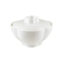 Салатник с крышкой Bonna White East d=110 мм 300 мл h=60 мм