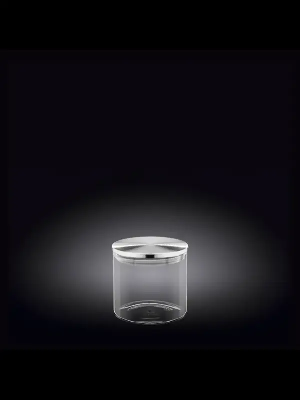 Банка с металлической крышкой, Wilmax, 600 мл