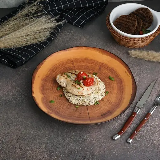 Тарелка P.L. Proff Cuisine Wood Fusion 26,6 см h3 см