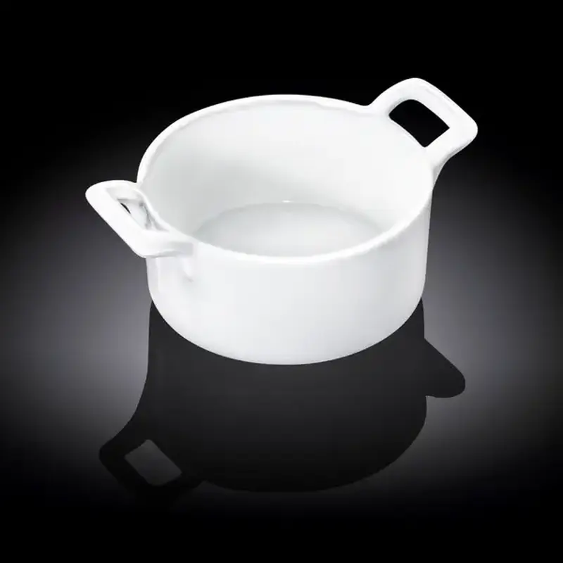 Емкость для закусок с ручками, Wilmax, 9,5 х 7 см, 75 мл. 					