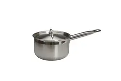 Сотейник с 2 ручками с крышкой тройное дно (индукция) нерж., MGsteel,  20 см х 12 см, 3,8 л.