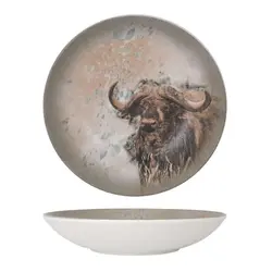 Тарелка d=250 мм. глубокая 1300 мл. h=50 мм. Саванна, форма Банкет Bonna /1/6/ 